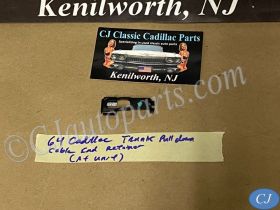 OEM 1962 1963 1964 1965 1966 1967 1968 1969 1970 1971 1972 1973 Cadillac Deville Fleetwood Calais 1962-1970 Eldorado REAR DECK LID MECHANICAL TRUNK PULLDOWN CABLE END CLIP RETAINER (At Unit)